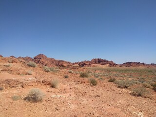 VALLEY OF FIRE RED DESERT LANDSCAPE