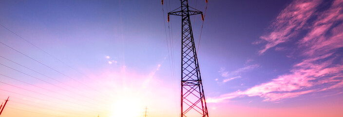 High voltage electric tower