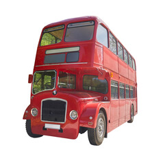 Beautiful old double decker bus from London. - 634470990