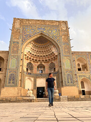 Madrasah in the Historical center Bukhara, Uzbekistan
