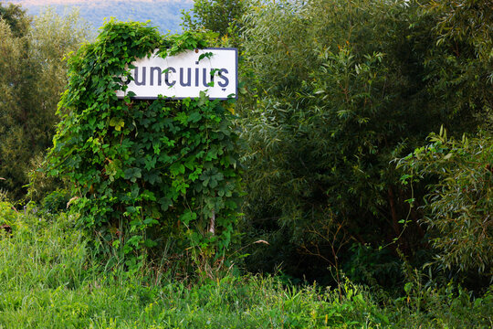 Scenic landscape of the Occidental Carpathians, Apuseni mountains, near Suncuius and Vadu Crisului, Bihor, Romania.