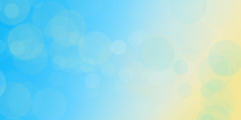 blue gradient illustration with bubbles