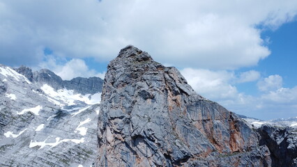 snow covered mountains