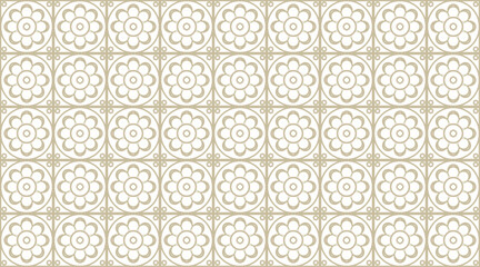Seamless abstract pattern Ethnic background with ornamental decorative elements for fabric, background, surface design, packaging Vector illustration
