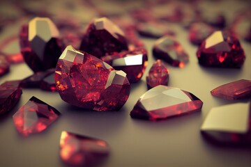 garnet gemstone background