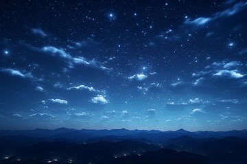 Fototapeta premium Starry sky at night