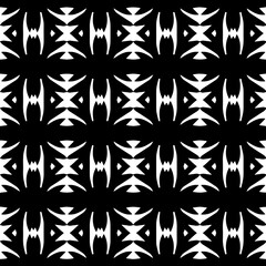 White background with black pattern. Seamless texture for fashion, textile design,  on wall paper, wrapping paper, fabrics and home decor. Simple repeat pattern.