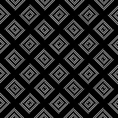 White background with black pattern. Seamless texture for fashion, textile design,  on wall paper, wrapping paper, fabrics and home decor. Simple repeat pattern.