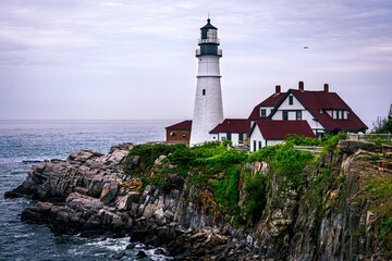 lighthouse on the coast