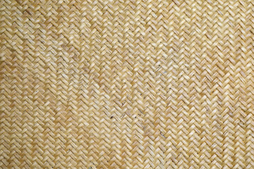 rattan texture close up, detailed handcrafted bamboo woven texture background. - Powered by Adobe