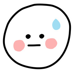 Cute emoticon simple expression 