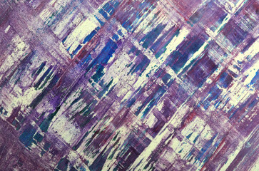 abstract art background under oil paint in purple tones