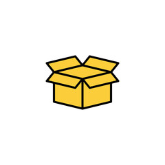 Box icon vector for web and mobile app. box sign and symbol, parcel, package