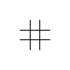 Hashtag icon vector for web and mobile app. hashtag sign and symbol