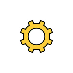 setting Icon vector for web and mobile app. Cog settings sign and symbol. Gear Sign