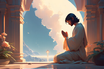 people praying for jesus.
Generative AI