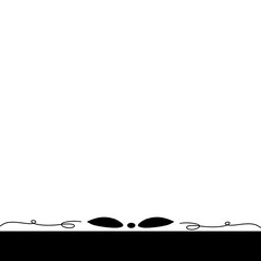 Black and white background image, work looks modern, not out of trend