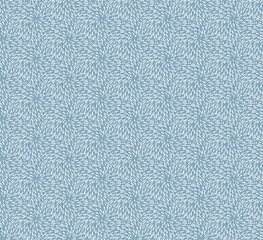 Splash texture in light blue. Vector seamless pattern - 634504147