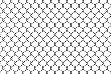 Monochrome fence pattern. Vector illustration. EPS 10