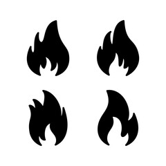 Fire icon vector. fire flame icon