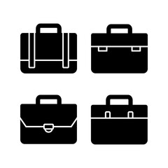 Briefcase icon vector. Portfolio vector icon. suitcase icon