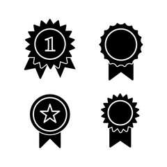 Achieve icon vector. medal icon vector. award. Certificate. approved