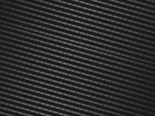 Black metal texture steel background. Perforated metal sheet.