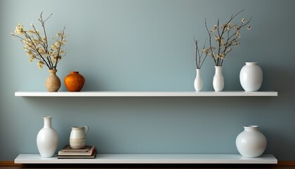 minimalist bookcase - Powered by Adobe