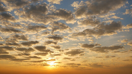 Tropical sea beach in summer time on sunny day. Golden sand beach sea peaceful scenery on the beach. Travel vacation seaside outdoor. Ocean island beautiful dramatic landscape. Sunny seascape scene.