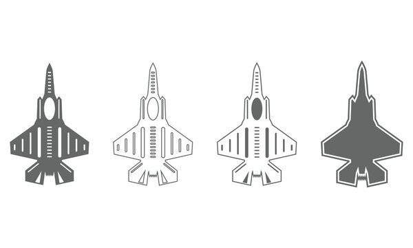 jet fighter, fighter plane isolated on white