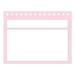 pink frame for t