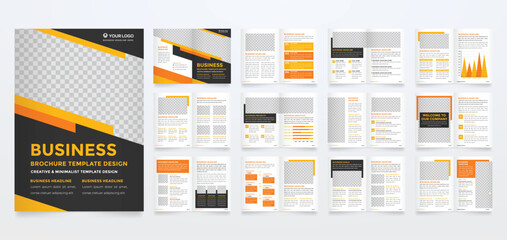 Obraz na płótnie Canvas business brochure template editable vector design