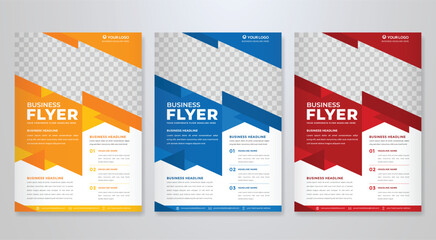 business flyer template editable vector design
