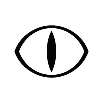 reptile eye vector logo