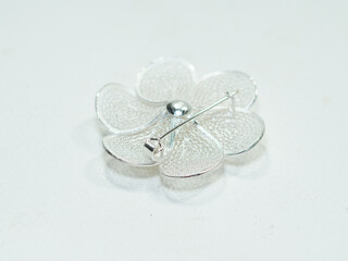 Beautiful luxury vintage handmade silver jewelry acessories, Craftsmanship silver product by silversmith