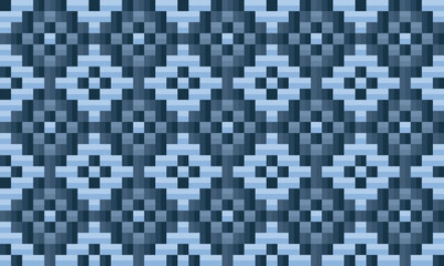 seamless traditional woven pattern called Anyaman