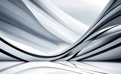 Abstract background of metal lines