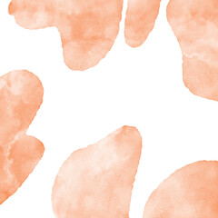 Fototapeta premium Orange Abstract Shapes Corners Background
