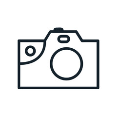 camera photography icon symbol image vector. Illustration of multimedia photographic lens grapich design image.