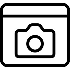 camera photography icon symbol image vector. Illustration of multimedia photographic lens grapich design image.