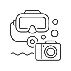 camera photography icon symbol image vector. Illustration of multimedia photographic lens grapich design image.