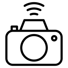 camera photography icon symbol image vector. Illustration of multimedia photographic lens grapich design image.
