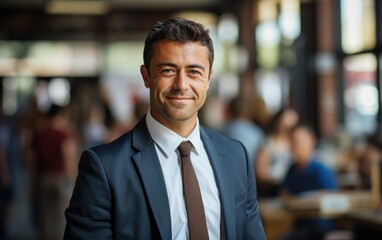 An experienced teacher leads a vibrant classroom, nurturing an engaging learning environment. They inspire and mentor students, fostering a love for learning.