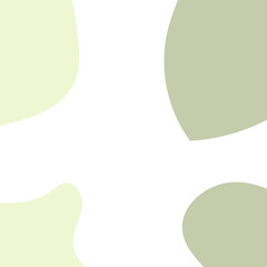 Green Abstract Shapes Frame Background