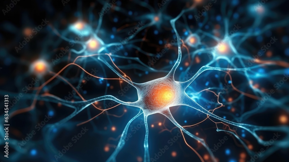 Poster neuron system, neuron or nerve cell.