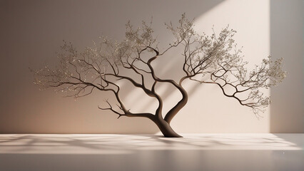 tree in the fog