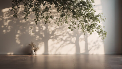 trees in the fog