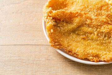 fish and chips with mini salad