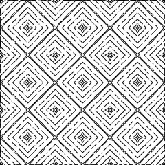 White background with black Dashes lines. Plain background with  simpe pattern. Black and white color. Abstract background for web page, textures, card, poster, fabric, textile.