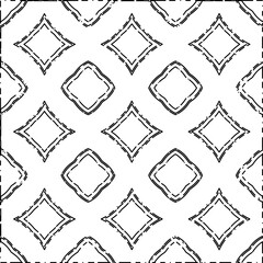 White background with black Dashes lines. Plain background with  simpe pattern. Black and white color. Abstract background for web page, textures, card, poster, fabric, textile.